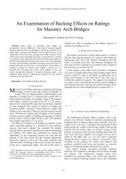 An Examination of Backing Effects on Ratings for Masonry Arch ...