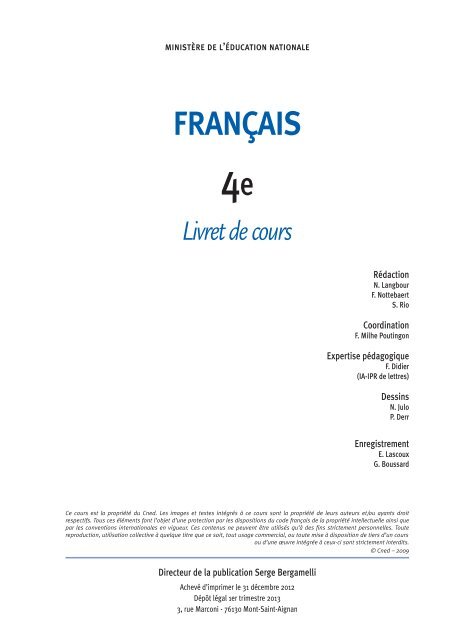 Francais 4e