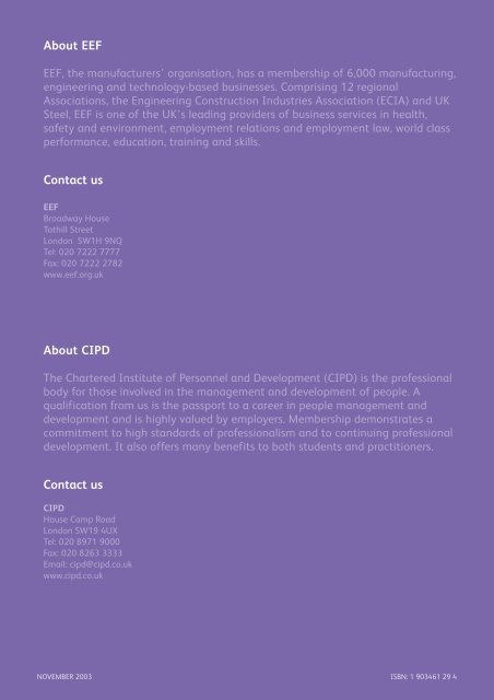 About EEF - CIPD