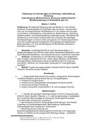Gliederung von Anordnungen - Denkmalnetzbayern