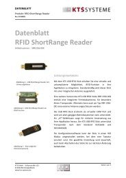 Datenblatt RFID ShortRange Reader