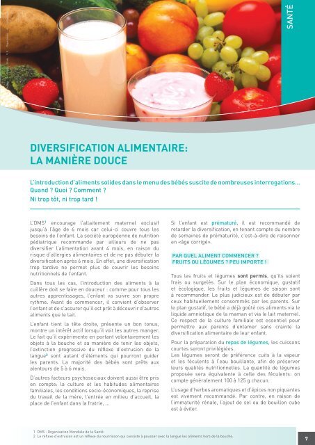 Diversification Alimentaire La Maniere Douce One