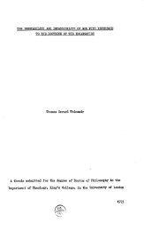 Thomas Gerard Weinandy A thesis submitted for the degree of ...