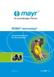 ROBA®-servostop® - Mayr