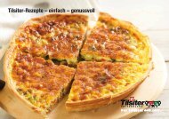 Tilsiter-Rezepte – einfach – genussvoll - Tilsiter Switzerland