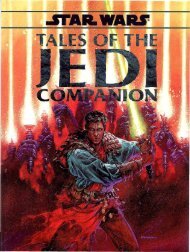 Tales of the Jedi Companion 1996 WEG40082 0 ... - D6Holocron