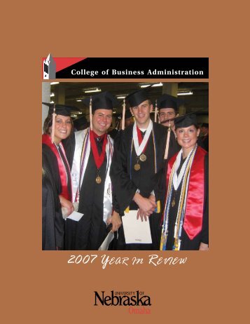 2007 Year in review - UNO CBA - University of Nebraska at Omaha