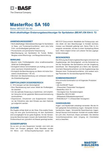 masterroc sA 160