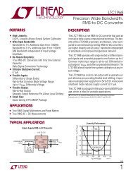 LTC1968 Precision Wide Bandwidth, RMS-to-DC Converter ...