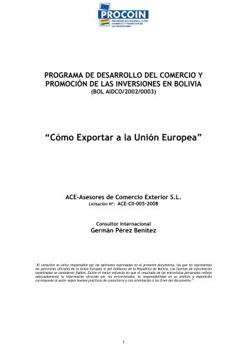 PdT Guía Exportar Europa