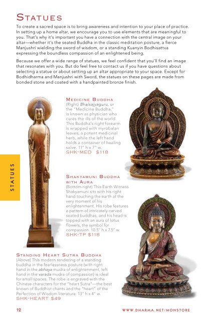 2013 Fall-Winter Monastery Store Catalog - Dharma Communications