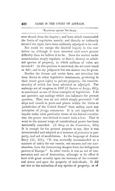 Wynehamer v People.pdf - The University of Texas at Austin