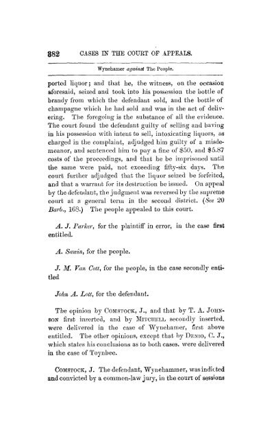 Wynehamer v People.pdf - The University of Texas at Austin