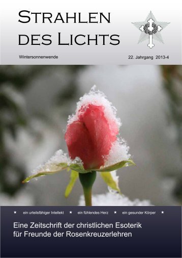 Aktuelle Ausgabe - Strahlen des Lichts