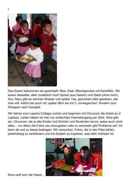 Das Tagebuch von Ruth Oberlin als PDF - Children of Sikkim ...