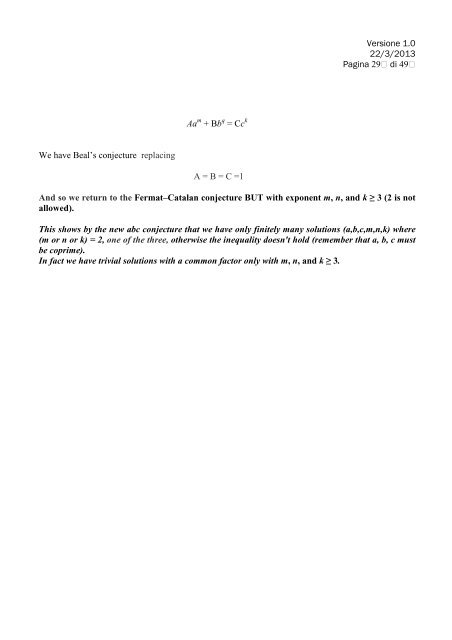 proof of fermat-catalan conjecture through the ... - Nardelli - Xoom.it