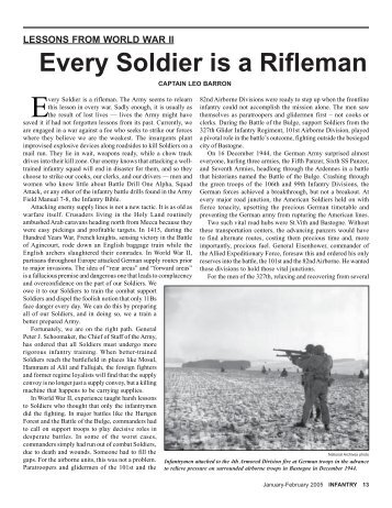 Every Soldier is a Rifleman - Weaponeer.net