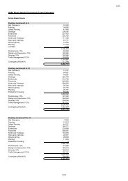 Appendix H – Cost Esitmates