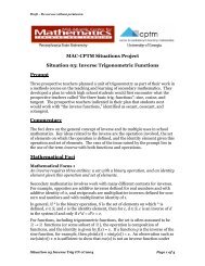 Situation 03: Inverse Trigonometric Functions