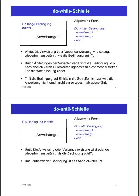 Inhalt Programmiersprache Visual Basic