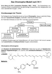 Das Chromophor-Modell nach WITT - Wilke-j.de
