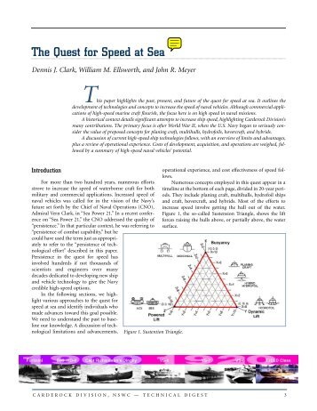 The Quest for Speed at Sea - International Hydrofoil Society