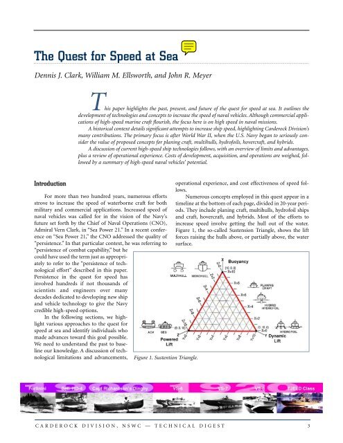 The Quest for Speed at Sea - International Hydrofoil Society