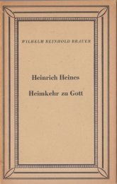 Heinrich Heines Heimkehr zu Gott - DWG Radio