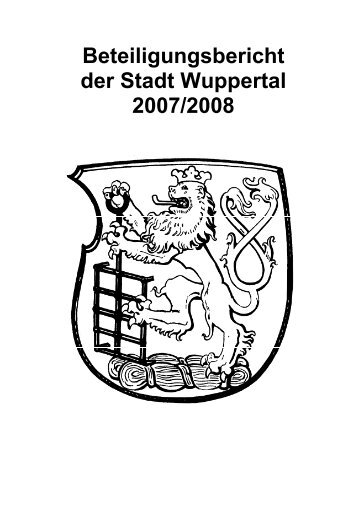 Bergisches Gemeinschafts- Wasserwerk GmbH - Stadt Wuppertal