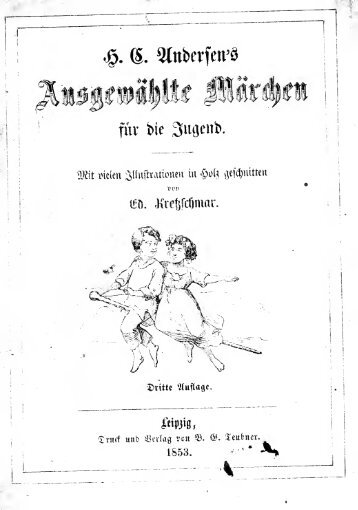 H. C. Andersen's ausgewlte Mchen f die Jugend