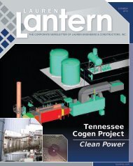 Tennessee Cogen Project - Lauren Engineers & Constructors