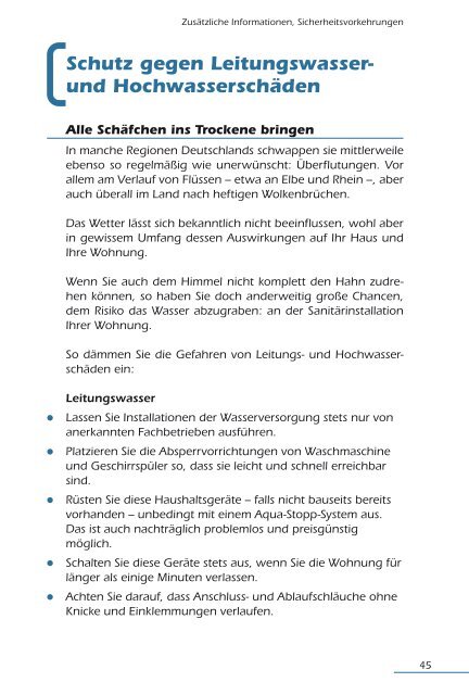 Sicher bauen, sorgenfrei wohnen - Das PLUS von AXA