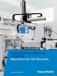 Maschinen der MX-Baureihe - KraussMaffei