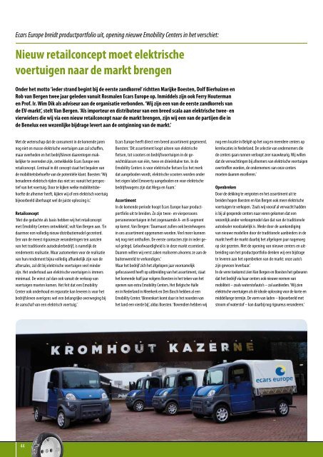 WIE VAN DE DRIE: - E-Mobility Magazine