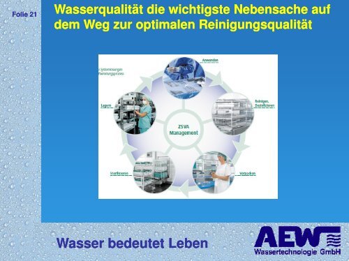 Bedeutung der Wasserqualität für die Reinigung v ... - akipev.de