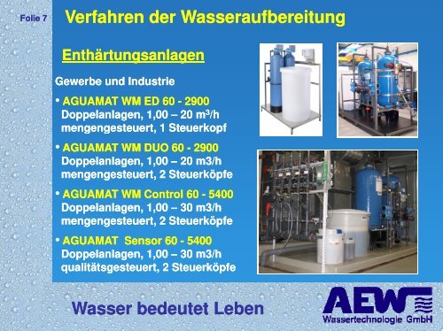 Bedeutung der Wasserqualität für die Reinigung v ... - akipev.de