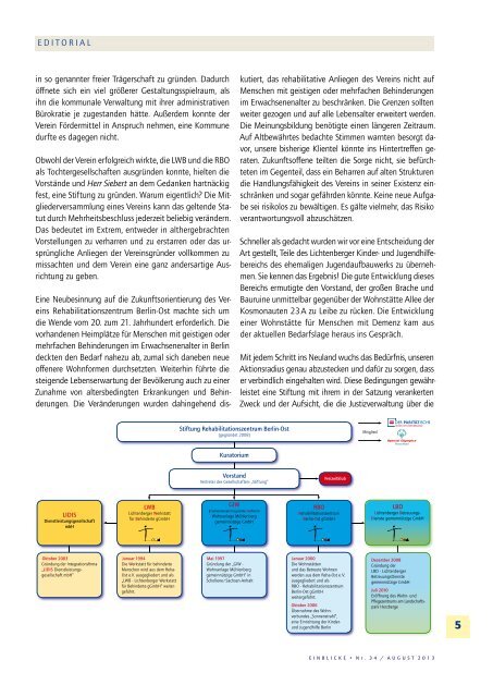 "EINBLICKE"(PDF-Datei 3,7 MB) - RBO Rehabilitationszentrum ...