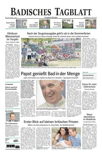 Gesamtausgabe - Badisches Tagblatt