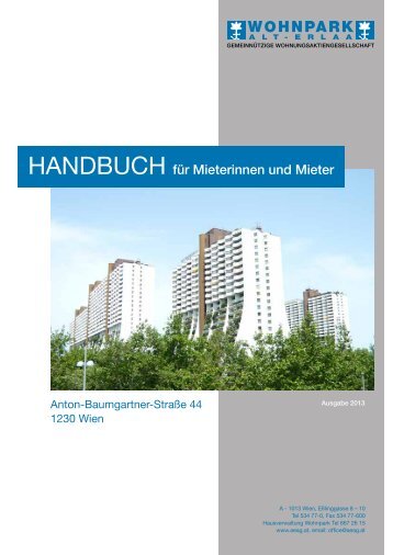 HANDBUCH für Mieterinnen und Mieter - Alt-Erlaa