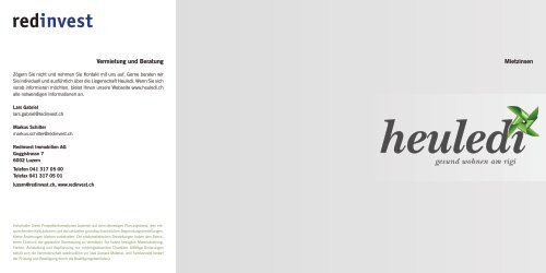 Vermietungs-Dokumentation als pdf (2 MB) - Heuledi