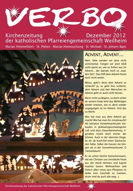 Kirchenzeitung Dezember 2012 der katholischen ...