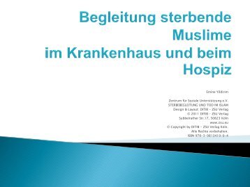 STERBEBEGLEITUNG UND TOD IM ISLAM - Sögeler Hospiz eV