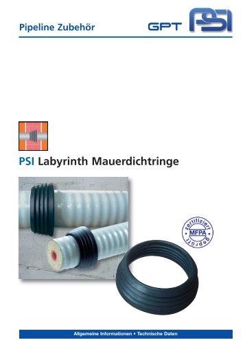 Labyrinth Mauerdichtringe - PSI Products GmbH