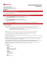 APPLICATION PROCEDURE FOR Velocity@ocbc - OCBC Bank