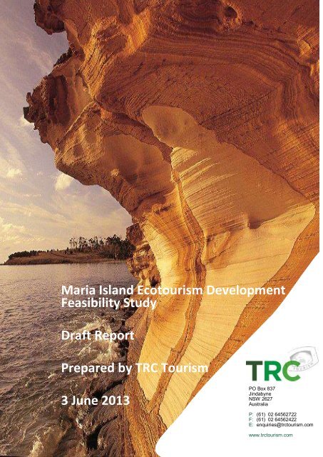 Maria Island Ecotourism Development Feasibility ... - TRC Tourism