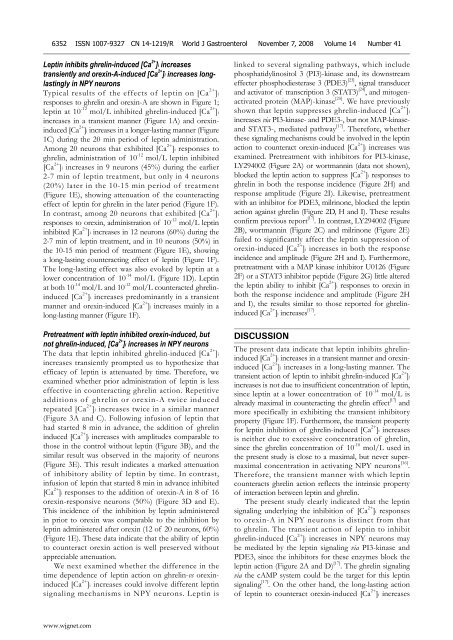 Leptin transiently antagonizes ghrelin and long-lastingly orexin in ...