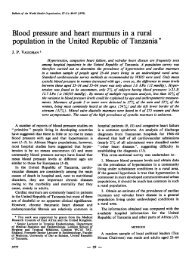 Blood pressure and heart murmurs in a rural population in the ...