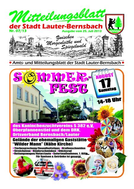 itteilungsblatt Stadt Lauter