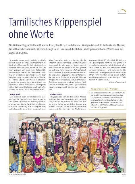 Anzeiger Luzern, Ausgabe WB, 20. November 2013