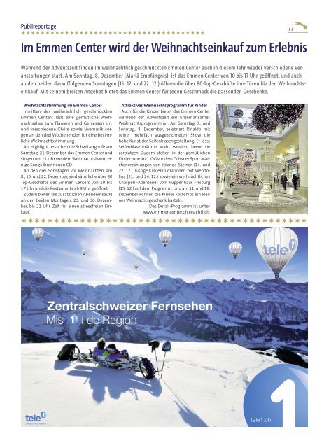 Anzeiger Luzern, Ausgabe WB, 20. November 2013